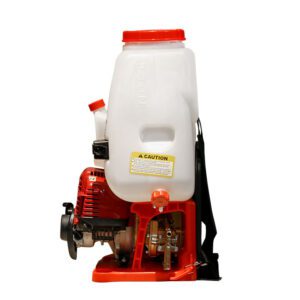 Lion brand single suction 4-stroke power sprayer showing air chamber